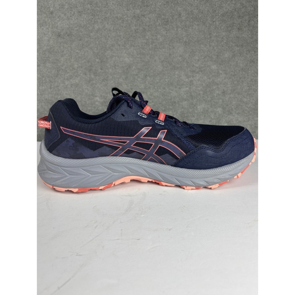 ASICS Gel-Venture 10 Trail Running Shoes Wide 11 Blue Pink 1012B761 - Picture 8 of 12